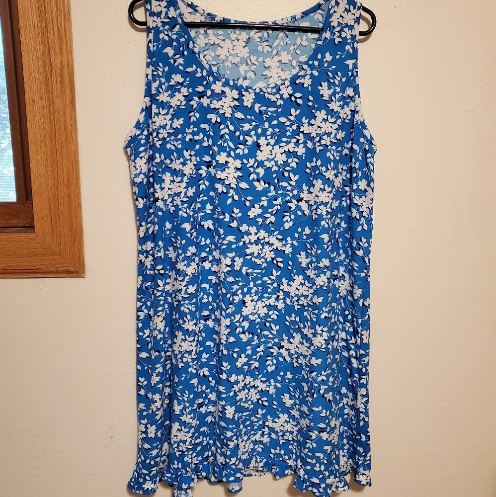 Draper James blue floral nighty L/XL